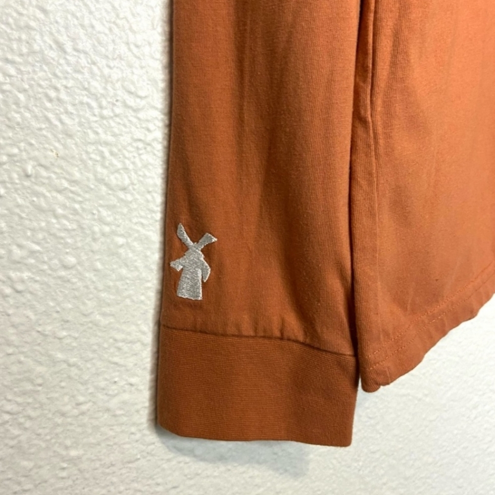 Dutch Bros Orange Long Sleeve Crewneck Tshirt Women's Medium - Picture 6 of 6